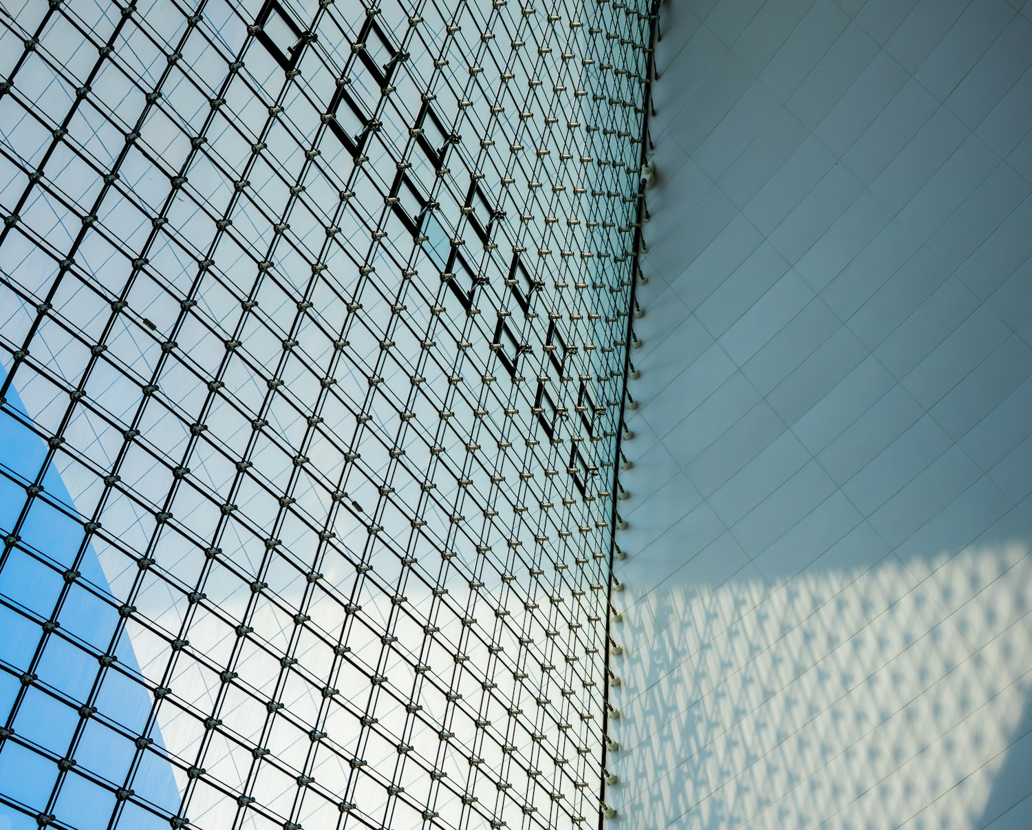 Geometric glass architecture